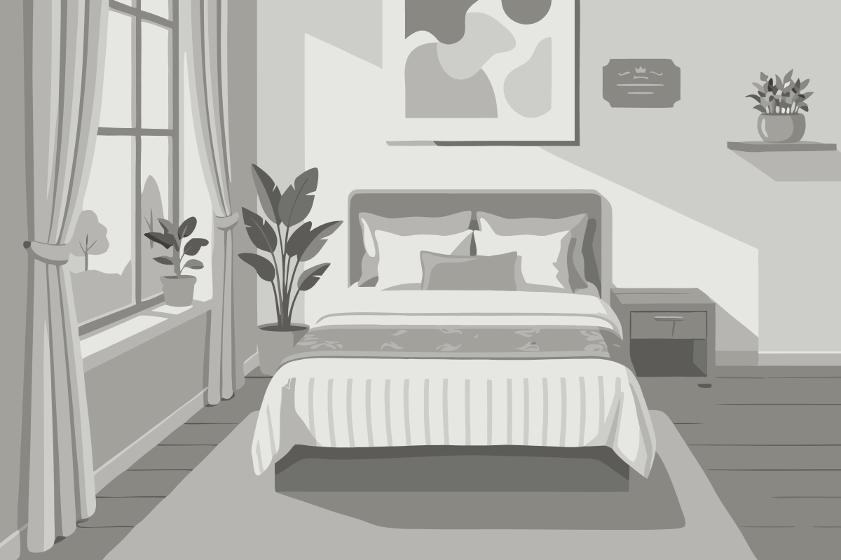 Queen Room with Two Queen Beds, City View and Roll-In Shower - Mobility Access